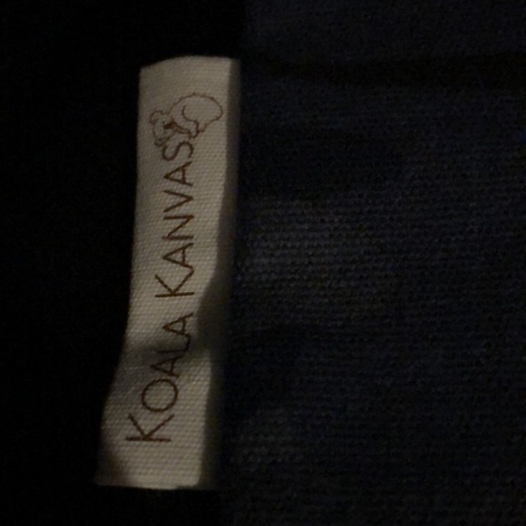 Quilted Koala East West Canvas Tote Dark Blue Camo - Picture 10 of 11